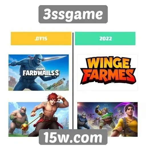 Comparativo entre jogos populares do 3ssgame